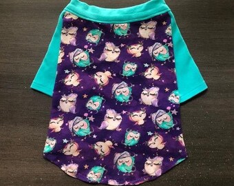 Sleepy time Owls Print - Custom Designed French Bulldog T-Shirt