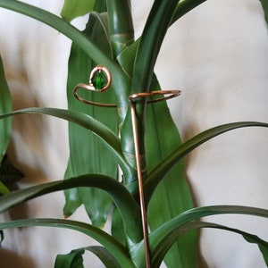 Copper Wire Plant Stake: Sturdy Indoor Plant Support (23 inch)