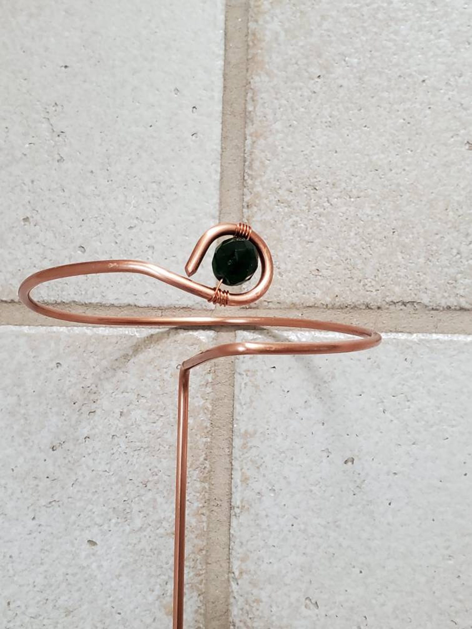 Plant Stakes for Tall Plants Copper Wire Plant Stake Sturdy Etsy