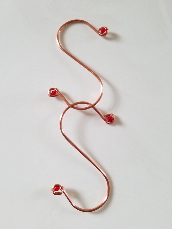 Copper Hook S Hooks Bird Feeder Hooks Outdoor Garden Etsy