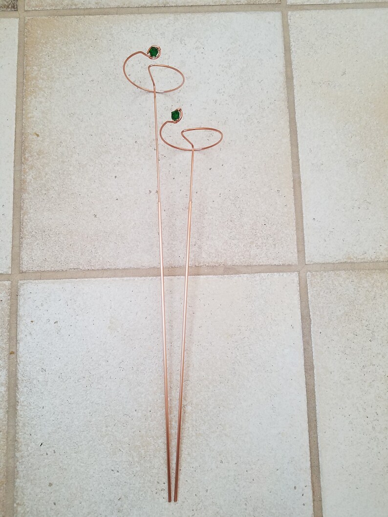 Tall Plant Stakes Copper Wire Stake for Plants Sturdy