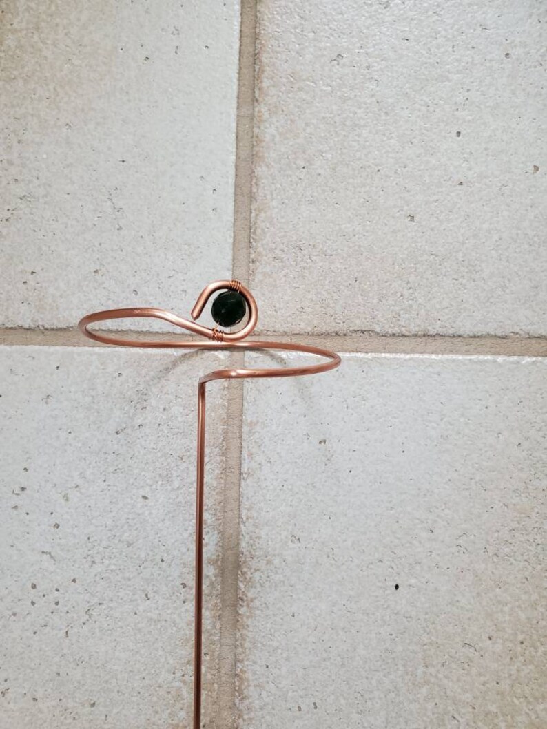 Plant Stakes for Tall Plants Copper Wire Plant Stake Sturdy Etsy