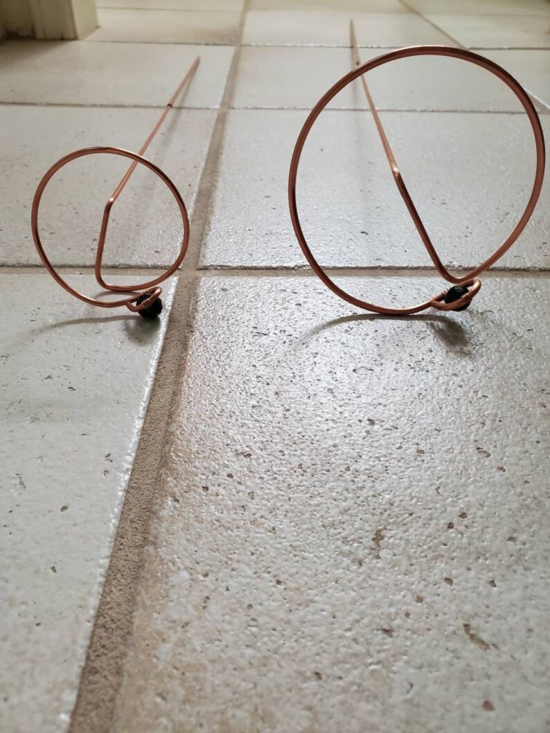 Plant Stakes for Tall Plants Copper Wire Plant Stake Sturdy Etsy