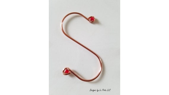 Copper Hook S Hooks Bird Feeder Hooks Outdoor Garden Etsy