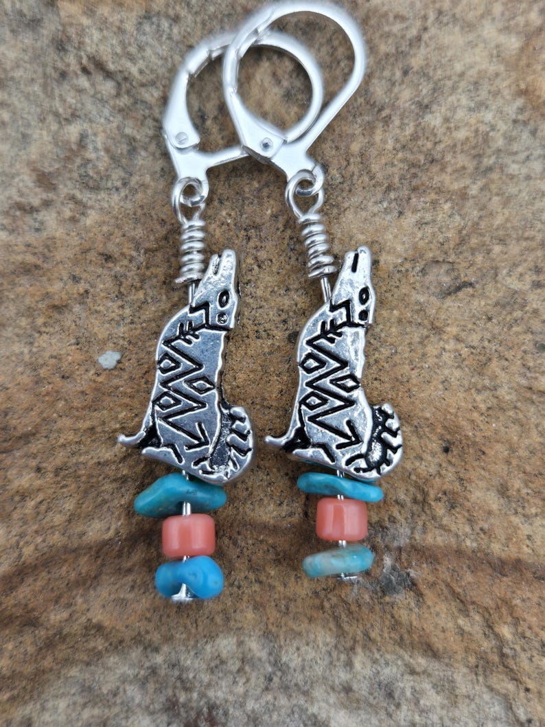 Turquoise Ear Stack Western Style Earrings With Silver and Turquoise - Etsy UK