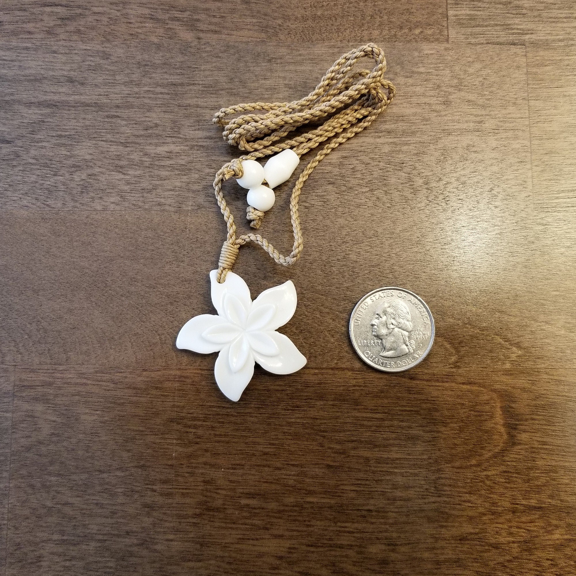 Hawaiian Flower Necklace Plumeria Necklace Surfer Necklace Etsy