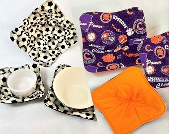 Clemson University Bowl Cozy: Soccer, Oatmeal, Chili Hot Pad