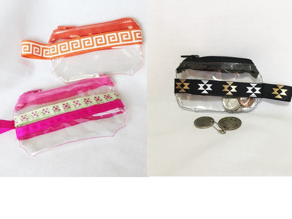 clear vinyl coin purse