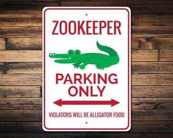 alligator sign etsy