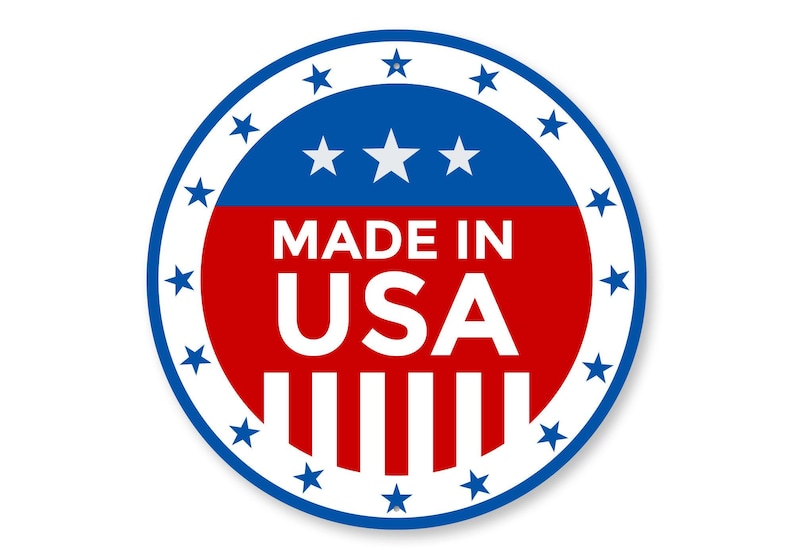 Made In USA Sign, Made in USA, Proudly Made In USA, Sign For Shop, American Made Product, American Made Sign, Usa Made, Usa Sign- Metal Sign image 2