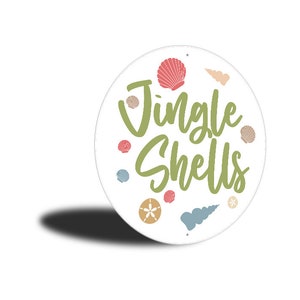 Jingle Shells Sign, Jingle Bells Sign, Custom Christmas Decor, Decor ...