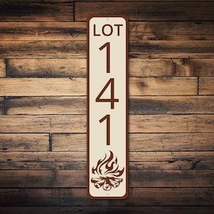 Camping Lot Spot Sign, Camping Lot Number Sign, Camper Number Sign, Camp Post Lot Number, Camping Lot Decor, Camping  Decor, Camper Sign