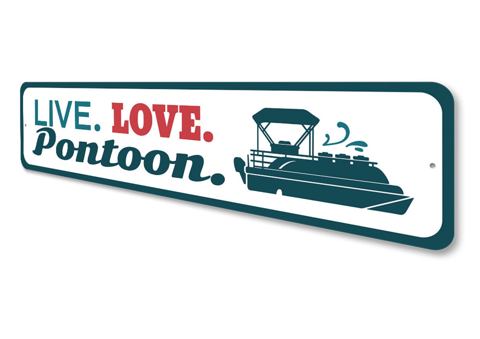 Personalized Probably On The Pontoon Door Sign - Couple/Man/Woman - Gift Idea For Pontoon Lovers main image 0