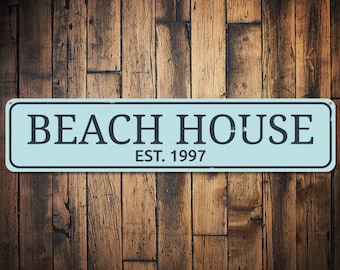 TIN SIGN Barefoot Beach Sign Cottage Lake House Beach House Sign A844 