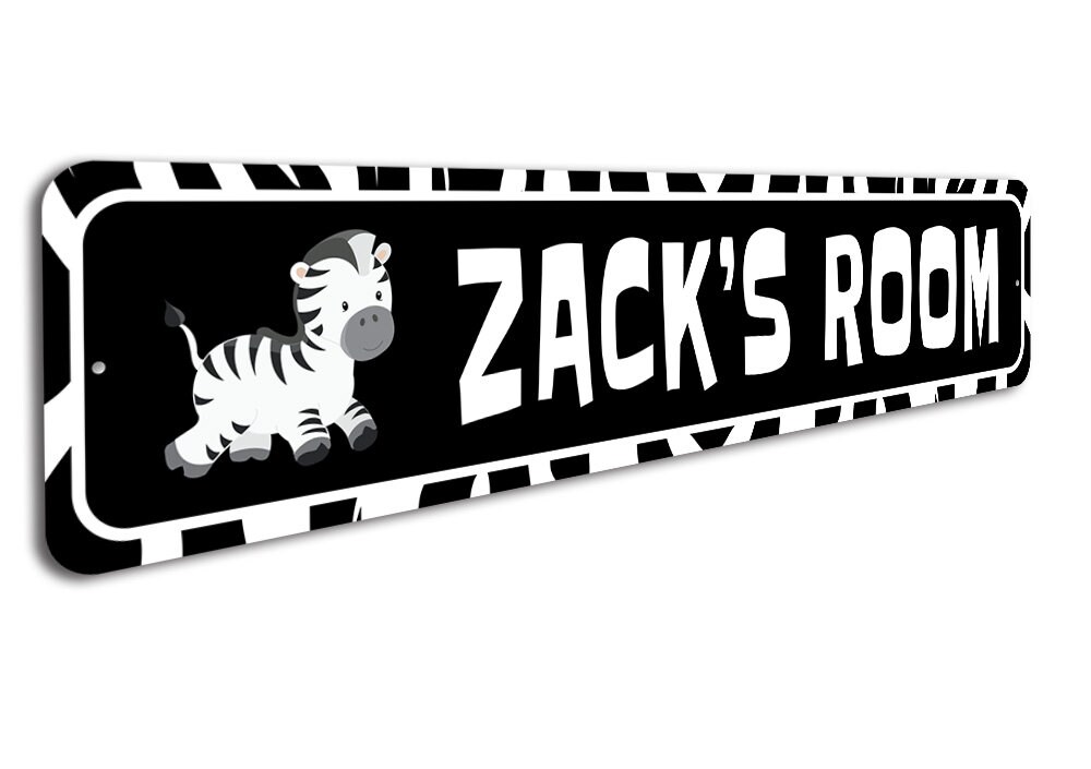Zebra Kid Room Cute Zebra Decor Zebra Lovers Zebra Gift Etsy