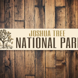 Joshua Tree National Park, Joshua Tree Sign, Joshua Tree Sign, Joshua Tree National Park, National Parks, Custom Signs, Metal Park Sign