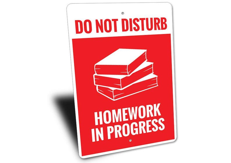 Homework Fail Sign Homework Sign, Teacher Gift, Teacher Decor, Homework Progress, Gift for ...