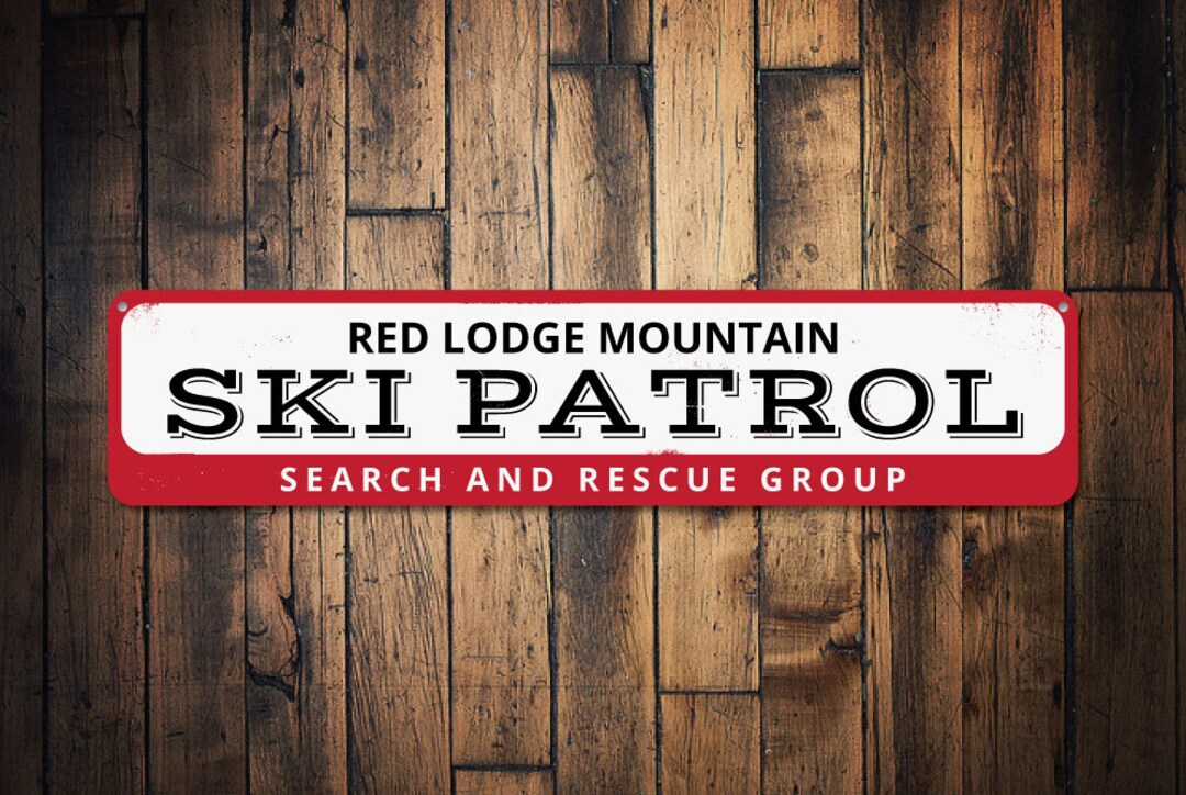 Ski Patrol Sign, Personalized Search & Rescue Group Sign, Custom
