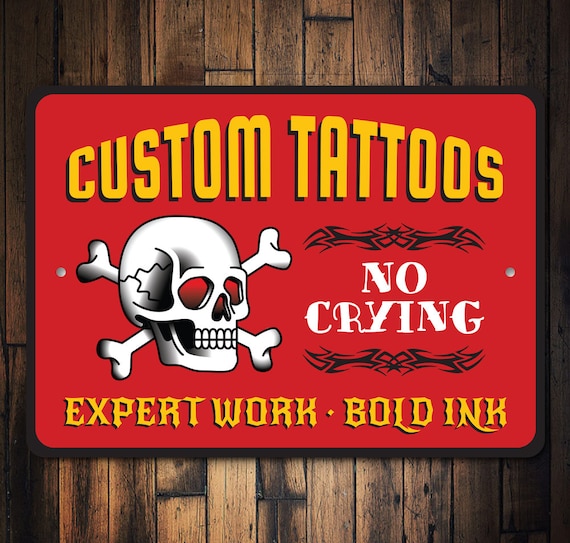 Funny Tattoo Shop Signs