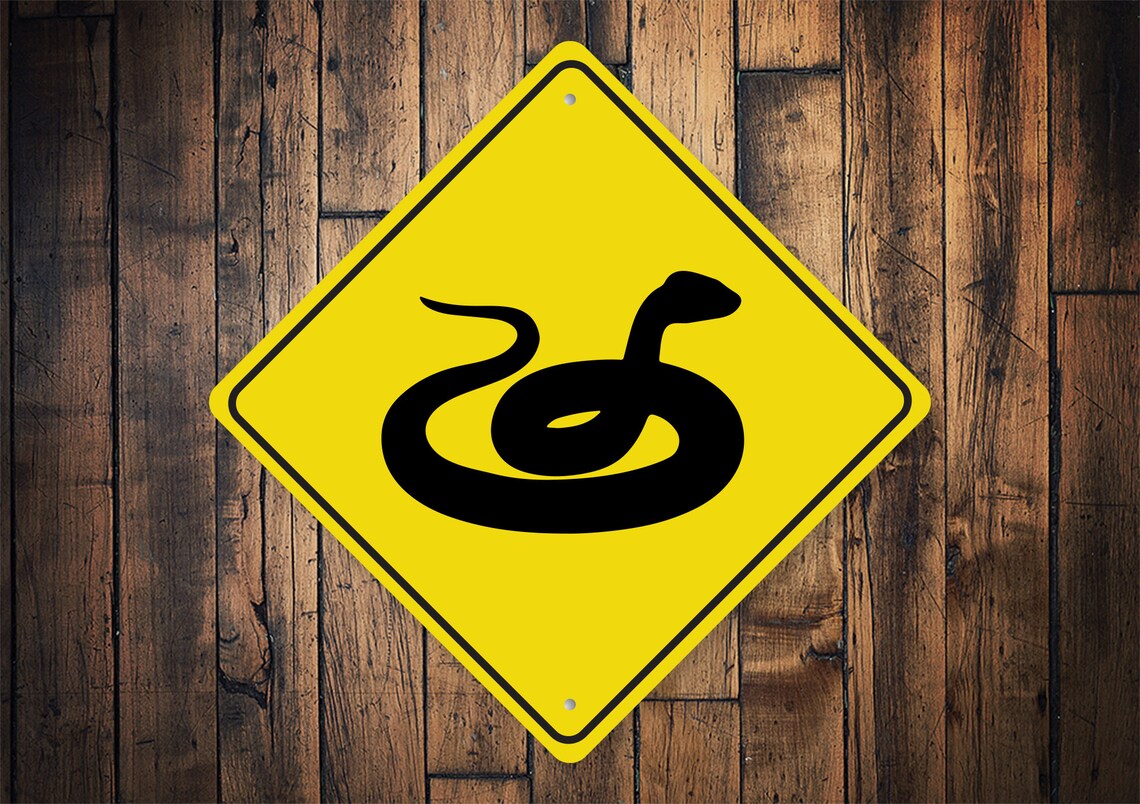 Snake Entry. Sign Snake Crossing Sign, Snake Crossing, Snake Crossing Diamond Sign, Snake ...