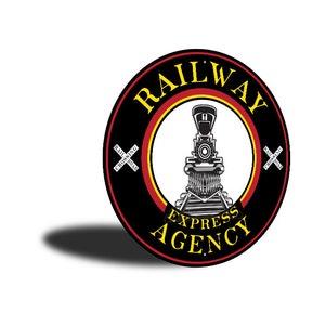 Express Agency Sign, Railway Express, Train Express, Train Lovers ...