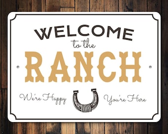 Welcome To The Ranch, Cowboy Ranches, Old Western, Country Life, Decor For Barn, Country House, Cowboys, Farm Land Decor, Quality Aluminum