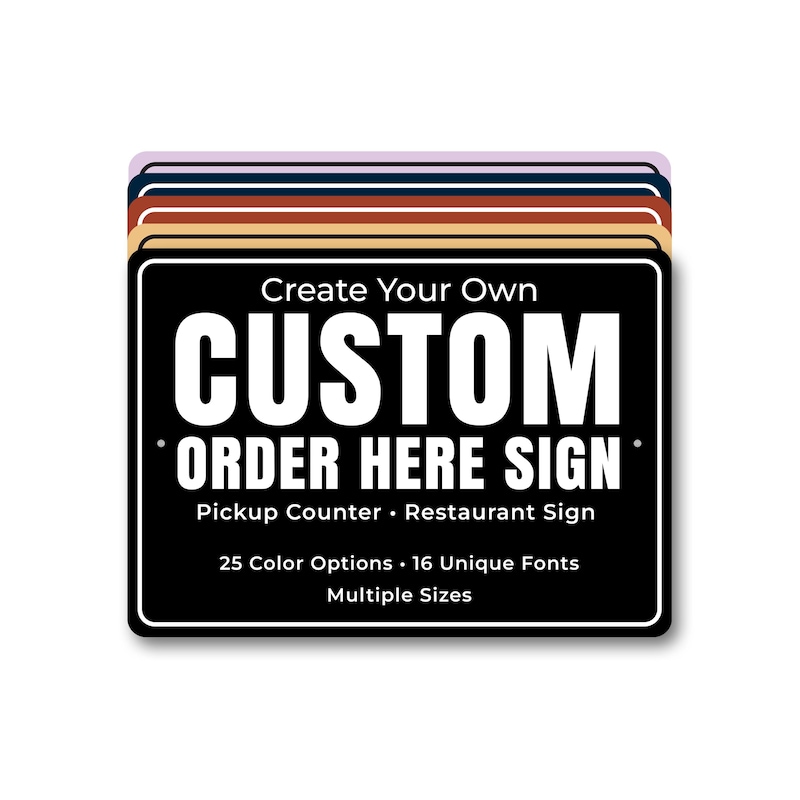 Fast Order Sign Order Here Sign - Etsy