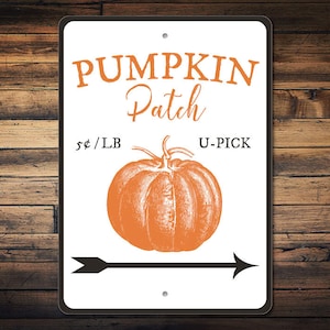 Pumpkin Patch Sign, Pumpkin Patch Decor, Pumpkin Decor, Pumpkin Gift, Pumpkin Sign, Pumpkin Lover Gift, Fall Sign, Quality Metal Decorations