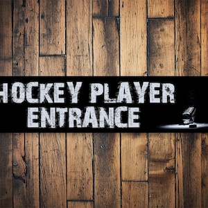 Hockey Player Entrance Sign, Hockey Players, Hockey Sport, Hockey Team, Hockey School Team, Hockey Rink, Hockey Room Decor, Kid Room Hockey