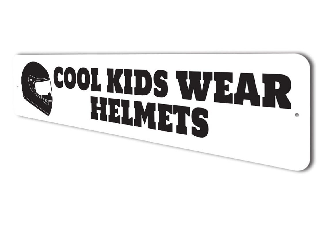 Wear Helmet Sign Motorcycle Gear Sign Motorcycle Helmet - Etsy