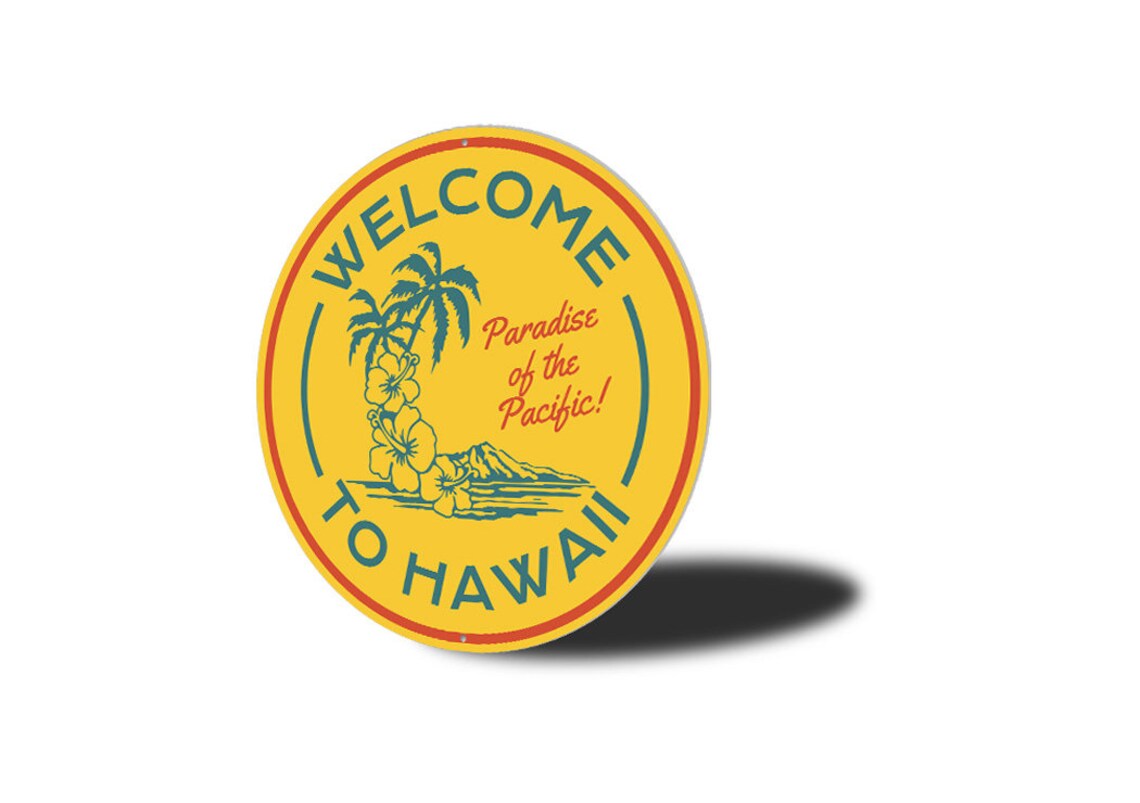 to Hawaii Hawaii Sign Hawaii Decor Paradise Ocean Etsy
