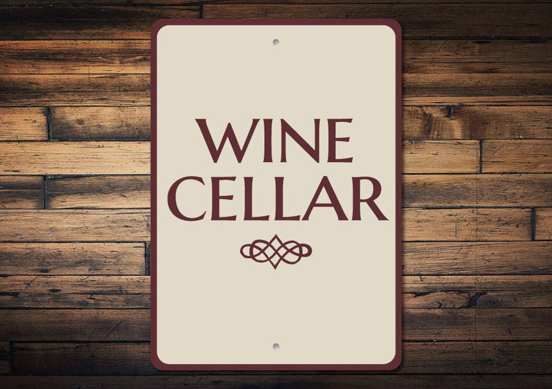 Wine Cellar Sign, Wine Cellar Decor, Wine Cellar Gift, Wine Lover Gift
