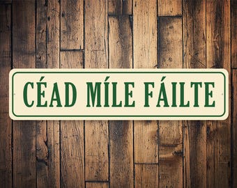フェイルテサイン ポーチサイン ゲール語 アイルランド ウェルカム