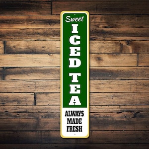 Sweet Ice Tea Made Fresh Sign, Iced Tea Gift, Tea Lovers, Gift For Tea Lover, Best Tea Maker Gift, Decor For Tea Made Fresh
