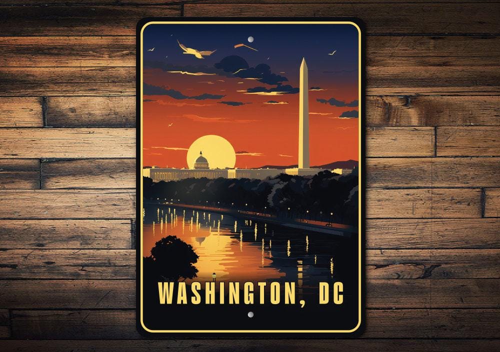 Washington Dc Sign - Etsy