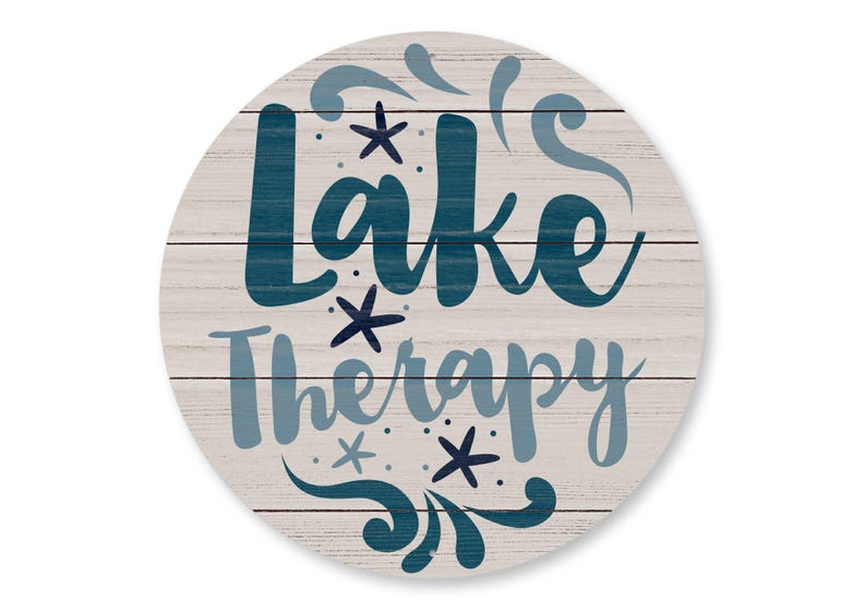 Lake Therapy Sign, Funny Lake Gift, Lake Therapy, Funny Lake Sign, Lake Lover Gift, Signs For Lake House, Lake House Gifts, Lake Signs image 2