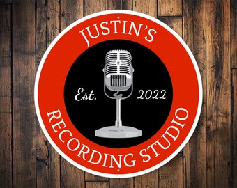 Custom Recording Sign, Recording Studio Gift, Recording Music, Music Artist Gift, Custom Music Gift, Sign For Music Artist, Music Room Decor