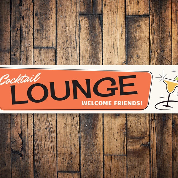 Cocktail Lounge Sign, Moms Cocktails, Cocktail Lovers, Antique Cocktail, Bar Sign, Home Bar Decor, Bar Wall - Quality Aluminum Decorations