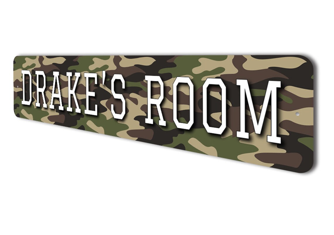 Army Kid Room Camo Room Kid Army Sign Army Decor Camo Etsy