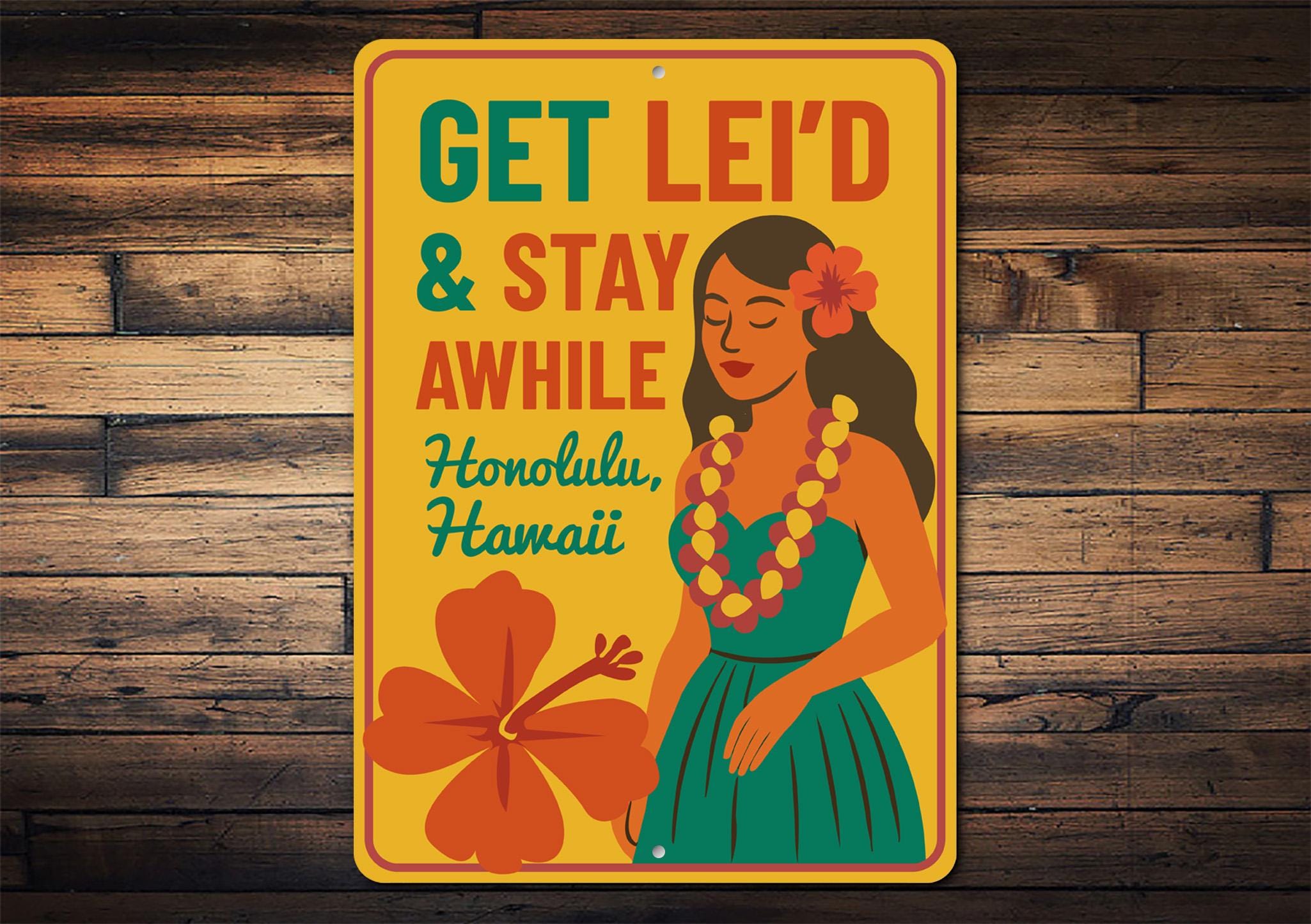 Hawaiian Menu Art - Etsy
