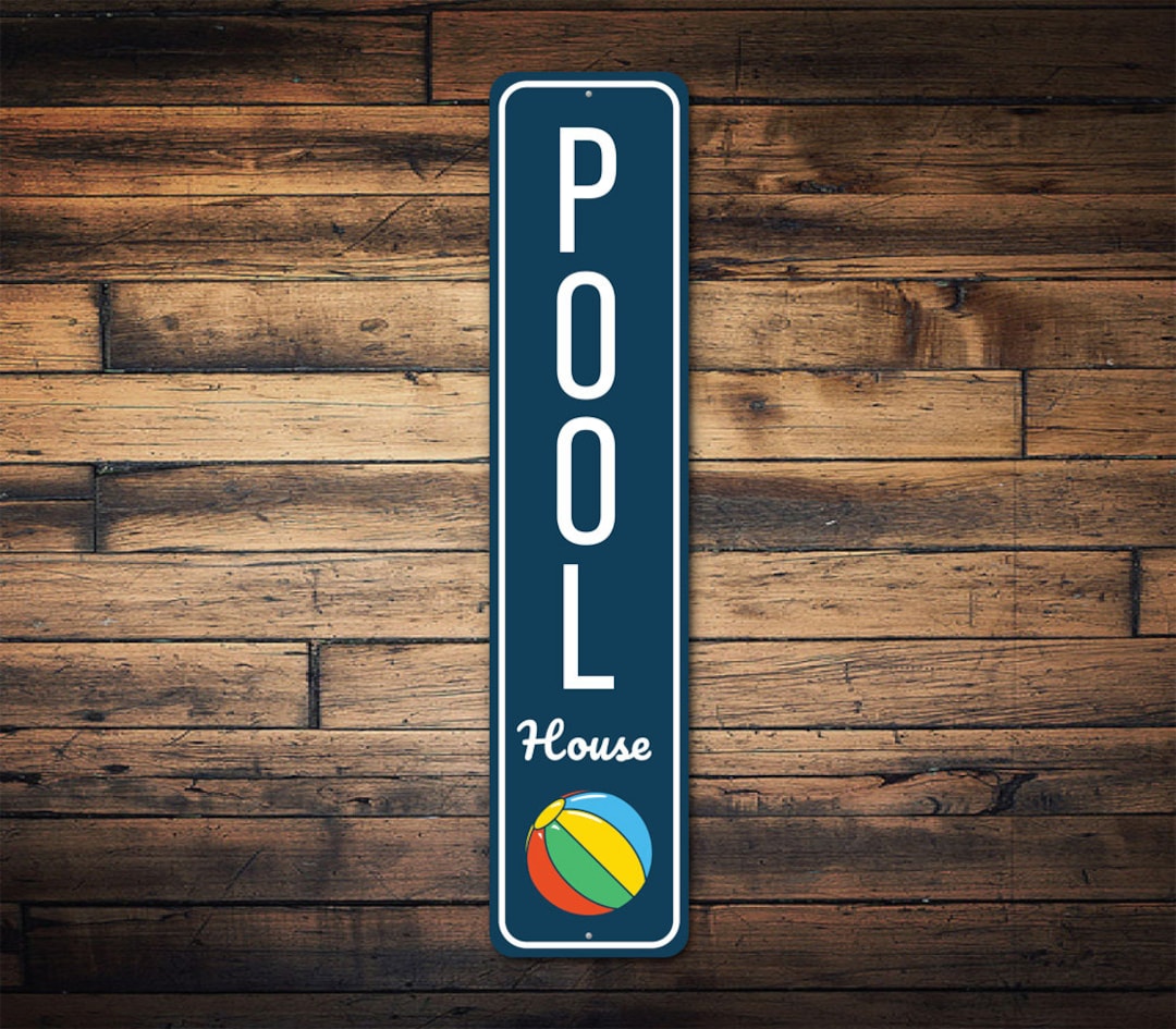 Pool House Sign, Decor Pool Sign, Wall Decor Pool, Wall Decor, Fun Pool