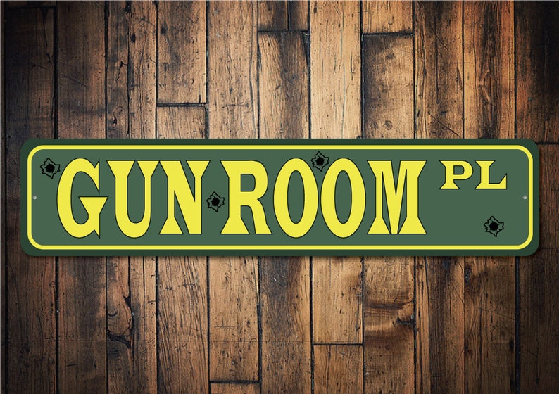 Gun Room Sign Gun Owner Decor Sign for Gun Owner Gun Decor Etsy