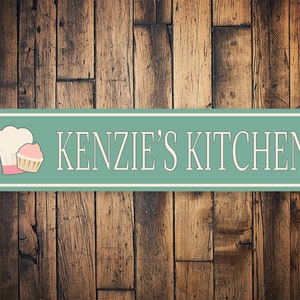 Kids Kitchen, Kid Cooking Sign, Kid Chef Decor, Kid Cook Name, Kid Room Sign, Personalized Kid Sign, Kid Room Custom -Quality Kid Room Sign