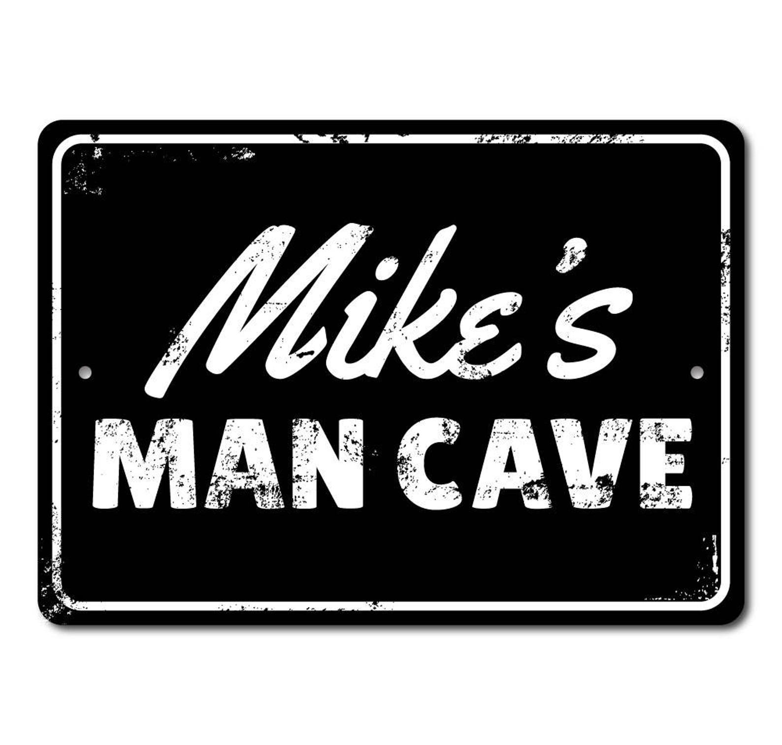 Man Cave Decor Man Cave Sign Man Cave Gift Father's Day Etsy