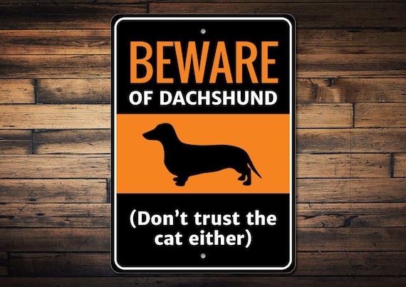 Dachshund Sign, Dachshund Gift, Dachshund Decor, Dachshund Lover Gift, Dachshund Owner Sign, Pipe Dog Sign, Dog Lover Decor, Quality Metal