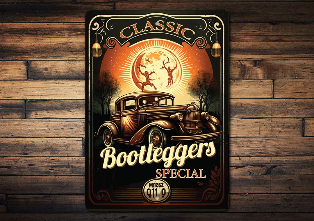 Classic Bootleggers Special Sign, Speakeasy Decor, Classic Cocktail