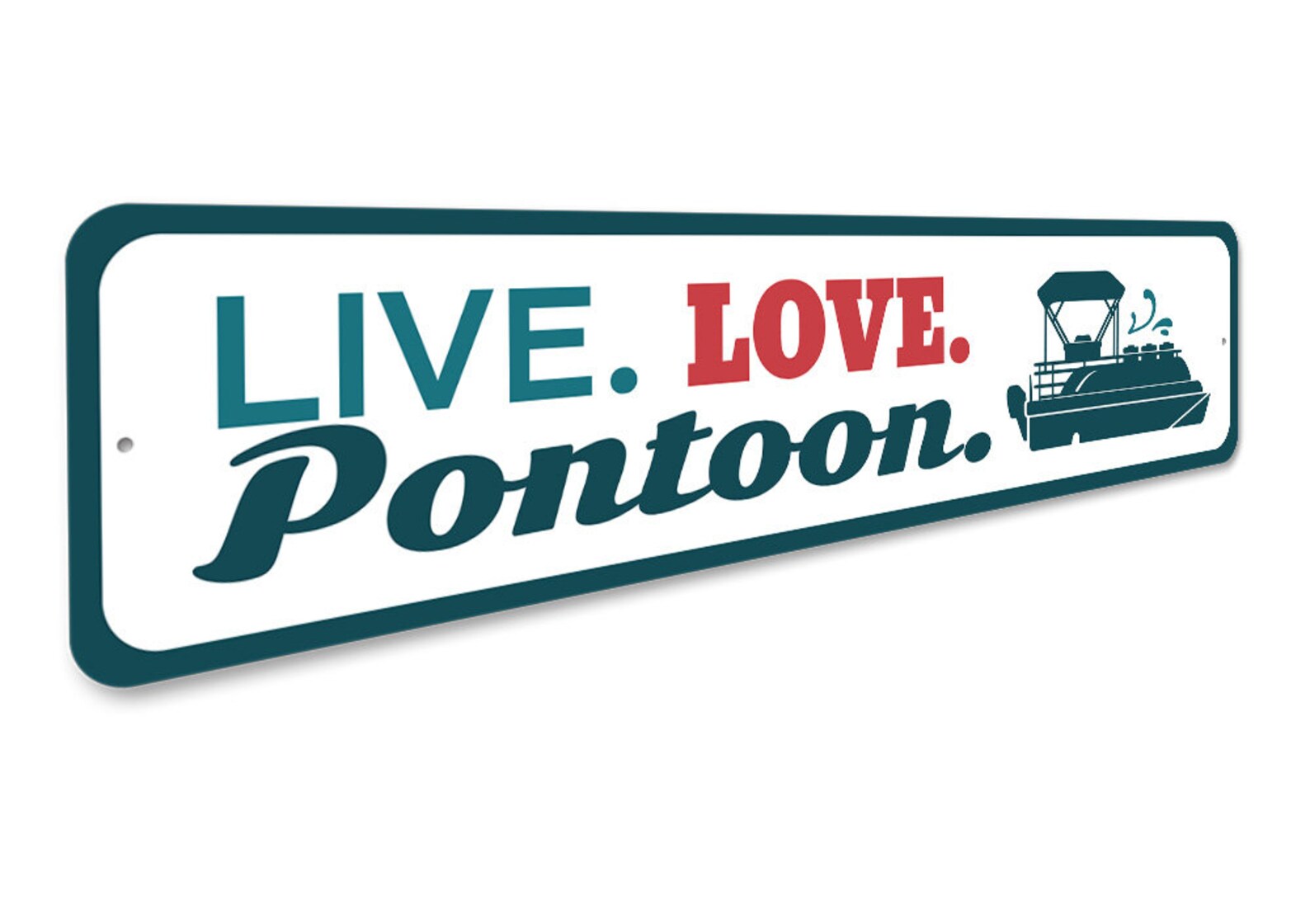 Personalized Probably On The Pontoon Door Sign - Couple/Man/Woman - Gift Idea For Pontoon Lovers main image 1