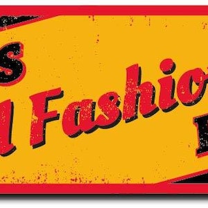Old Fashioned Homebrew Sign, Custom Beer Gift for Brewer Sign, Dad Gift, Beer Brewery Decor, Home Brewery Sign - Quality Aluminum Decoration