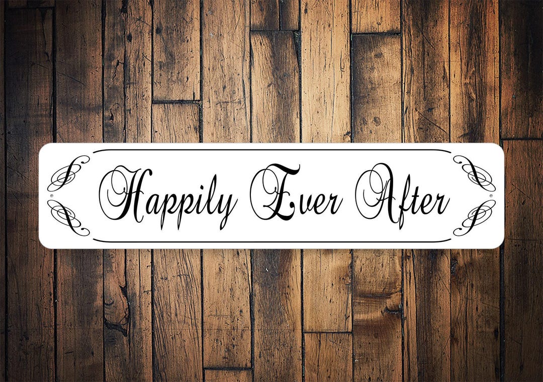 Happily Ever After Couple Sign VII