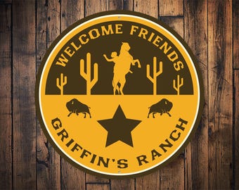 Yellowstone Ranch Sign, Yellowstone Sign, Decor For Yellowstone, Yellowstone Decor, Gift For Cowboy, Cowboy Sign, Ranch Gift, Family Ranch